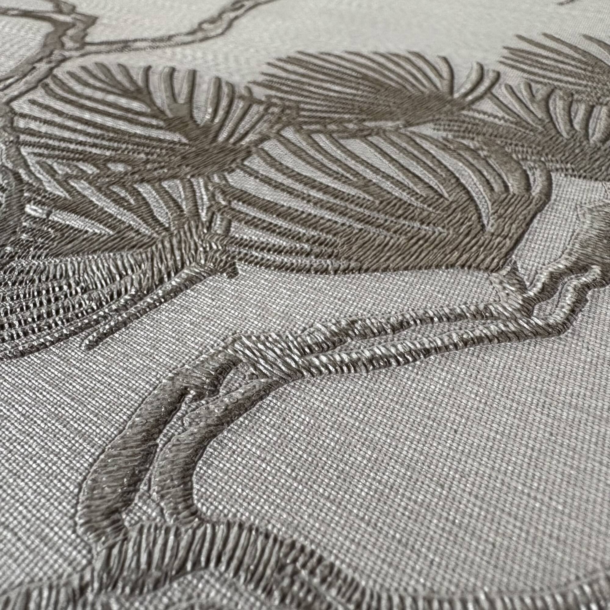 Designs Direct Embroidered Pine Tree Wallpaper